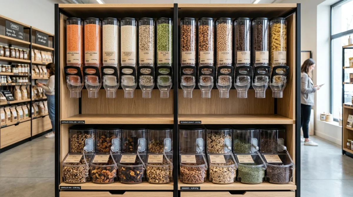 Distributeur vrac sans entretien pour magasins, comment bien choisir