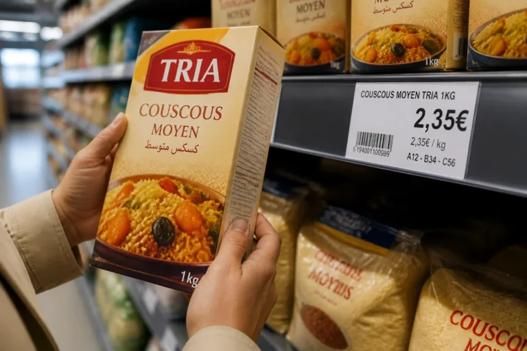 Prix du couscous au kilo en supermarché et en ligne