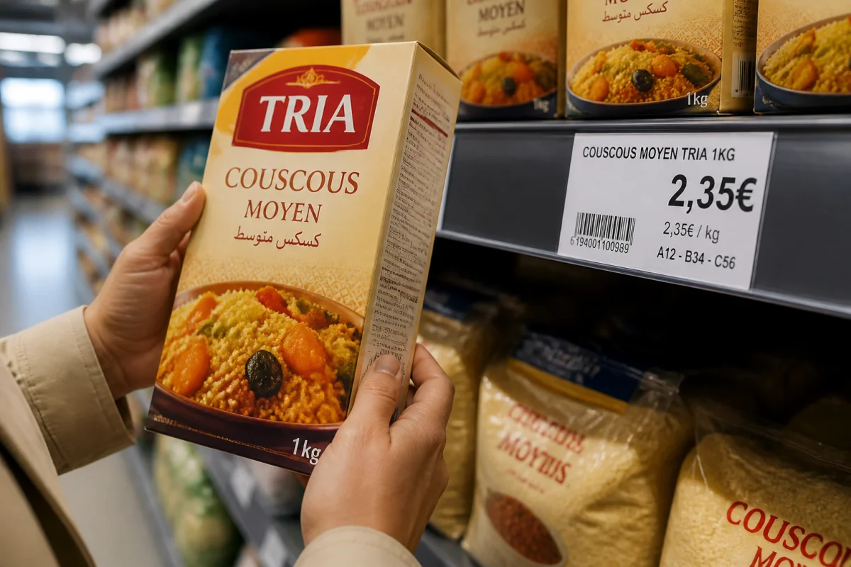 Prix du couscous au kilo en supermarché et en ligne